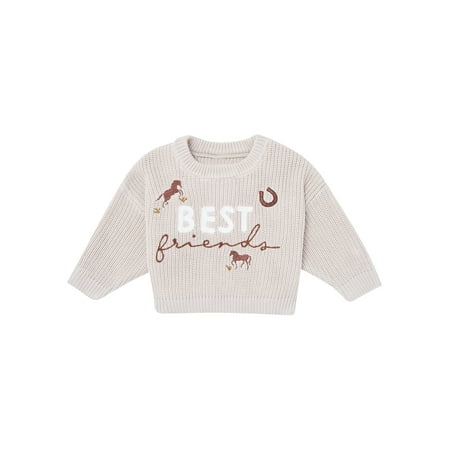 Modern Moments by Gerber Sibling Matching Sweater, Sizes 0/3 Months - 5T