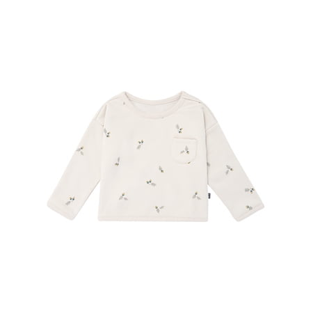 Modern Moments by Gerber Gender Neutral Drop Shoulder Long Sleeve Top, Sizes 0/3 Months - 24 Months