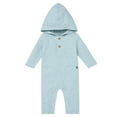 thumbnail image 1 of Modern Moments by Gerber Baby Boy Hacci Hooded Long Sleeve Romper, Sizes 0/3 Months - 24 Months, 1 of 7