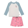 thumbnail image 1 of Modern Moments by Gerber Baby and Toddler Boy Long- Sleeve Rash Guard and Trunk Set, 2-Piece, Sizes 0/3M-5T, 1 of 9