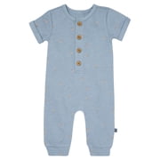 Modern Moments by Gerber Baby Boy Short Sleeve Slouch Romper, Sizes 0/3 Months - 24 Months