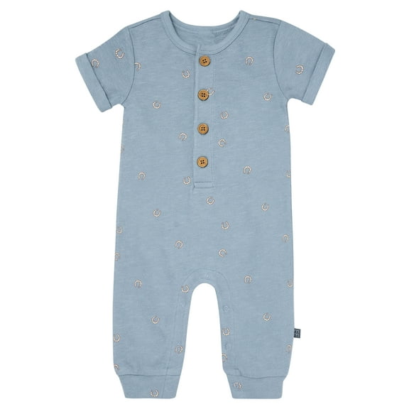 Modern Moments by Gerber Baby Boy Short Sleeve Slouch Romper, Sizes 0/3 Months - 24 Months
