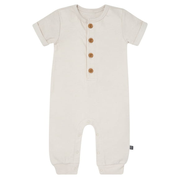 Modern Moments by Gerber Baby Boy Short Sleeve Slouch Romper, Sizes 0/3 Months - 24 Months