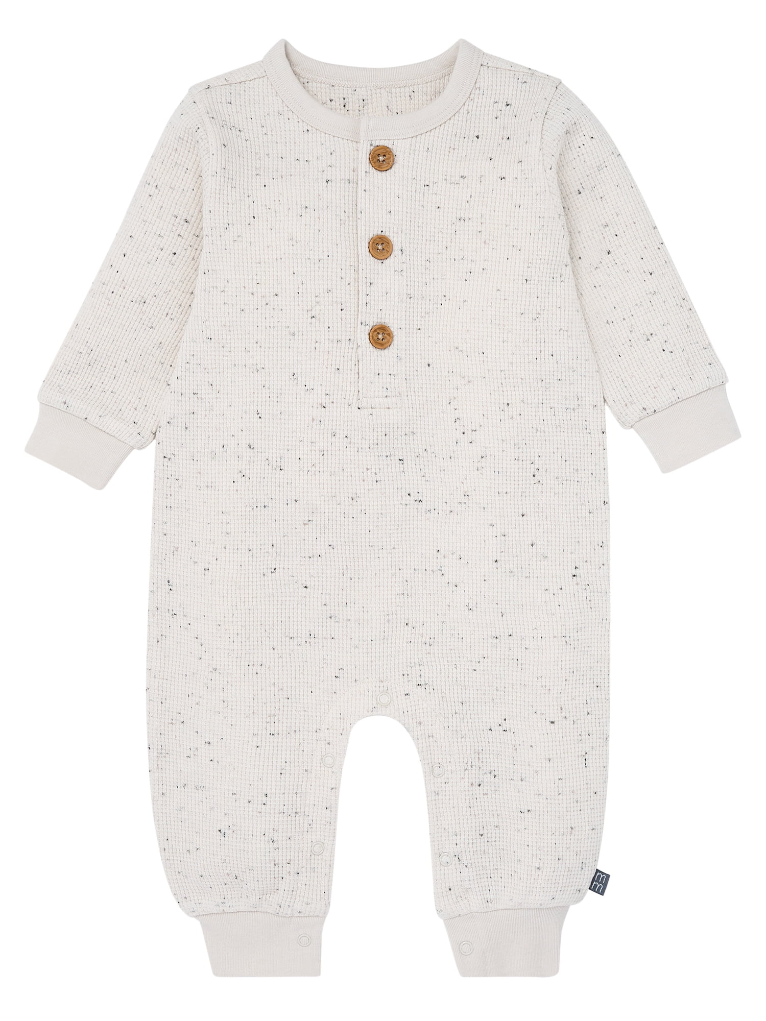 Modern Moments by Gerber Baby Boy Long Sleeve Slouch Romper, Sizes 0/3 Months - 24 Months