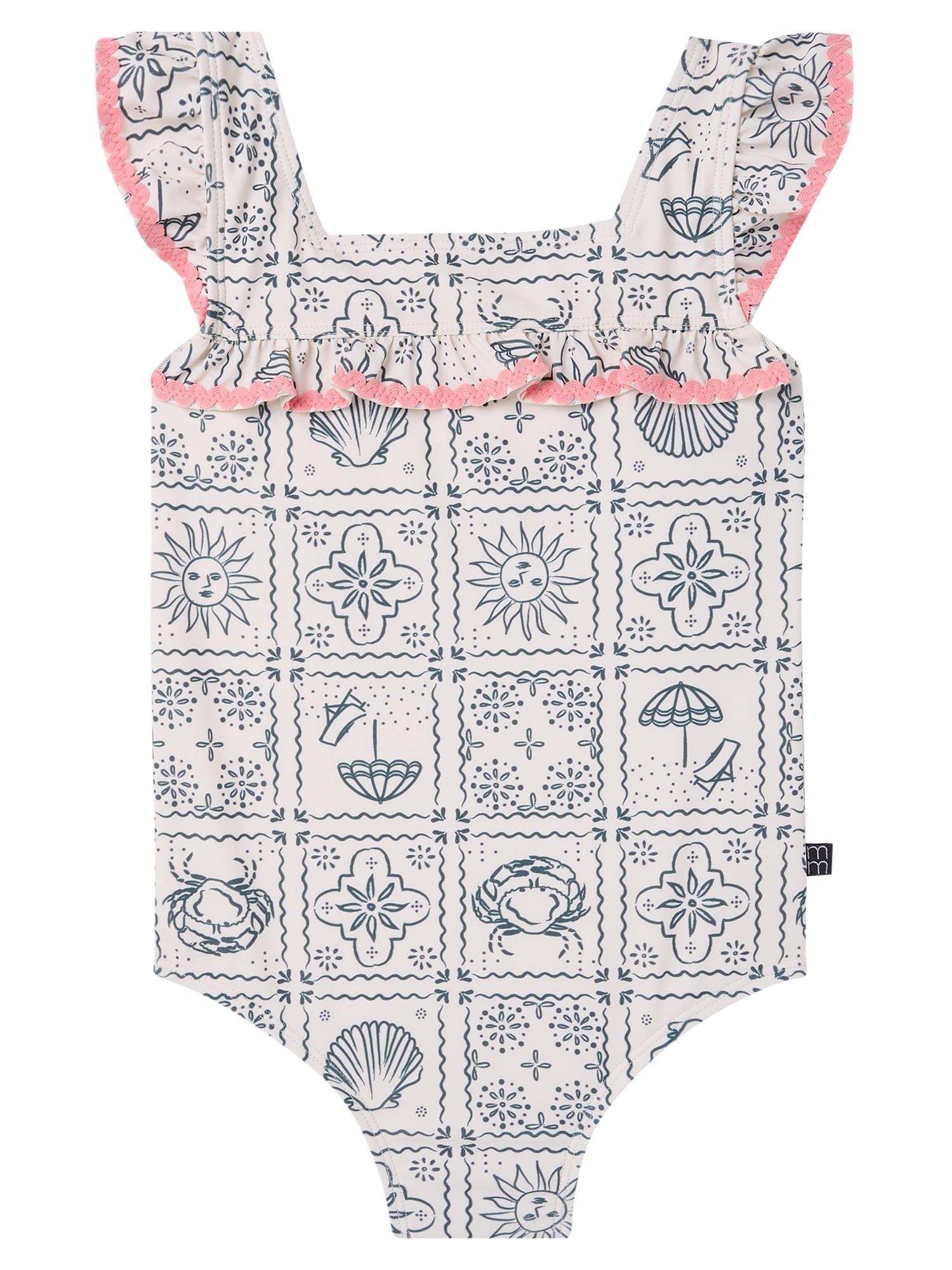 Modern Moments by Gerber Baby and Toddler Girl One-Piece Swimsuit, Sizes 0/3M-5T