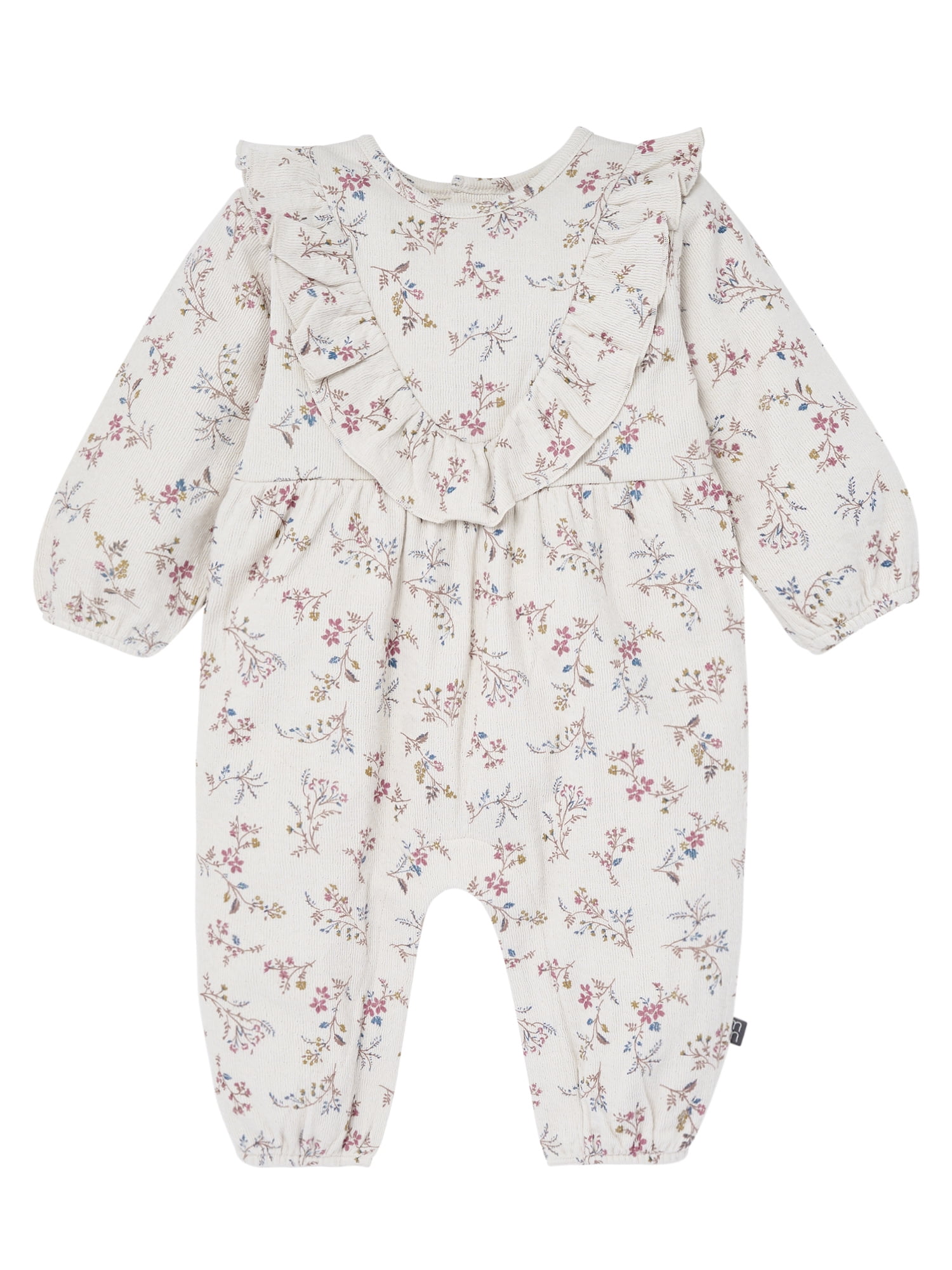 Modern Moments by Gerber Baby Girl Ruffle Romper, Sizes 0/3 Months - 24 Months