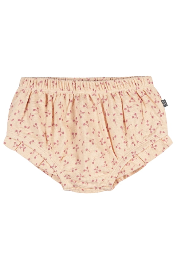 by Gerber Baby Girl Organic Bloomer with Ruffles, Sizes 0/3 Months - 24 Months