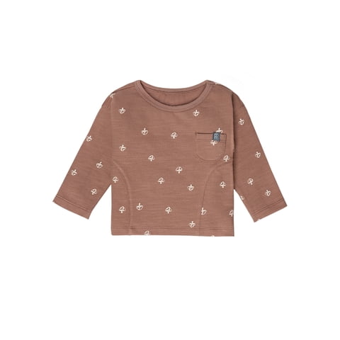 Modern Moments by Gerber Baby Neutral Seamed Drop Shoulder Top, Sizes 0/3 Months - 24 Months