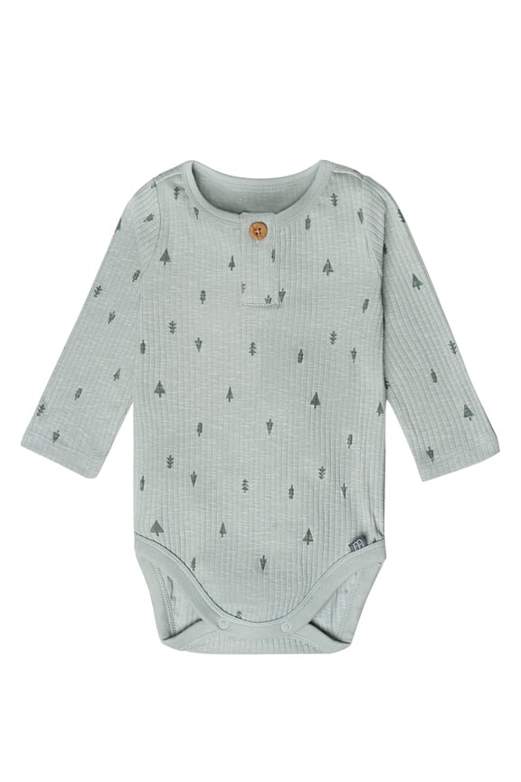 by Gerber Baby Neutral Long Sleeve Bodysuit, Sizes 0/3 Months - 24 Months