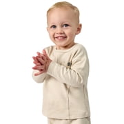 by Gerber Baby Neutral Seamed Drop Shoulder Top, Sizes 0/3 Months - 24 Months