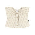 thumbnail image 1 of Modern Moments by Gerber Baby Girl Organic Ruffle Sleeve Top, Sizes 0/3 Months - 24 Months, 1 of 7