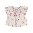 thumbnail image 1 of Modern Moments by Gerber Baby Girl Organic Ruffle Sleeve Top, Sizes 0/3 Months - 24 Months, 1 of 7