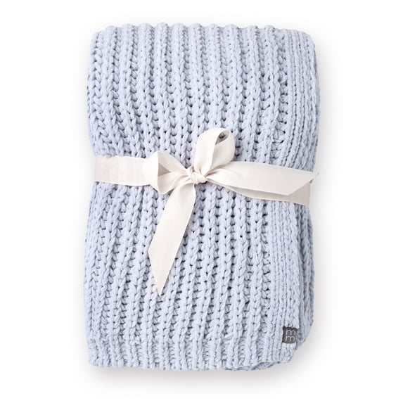 Modern Moments by Gerber Baby Neutral Chenille Blanket, Gray Dawn, One Size