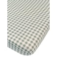 thumbnail image 1 of Modern Moments by Gerber Baby Neutral Super Soft Fitted Crib Sheet, Gingham, One Size, 1 of 12