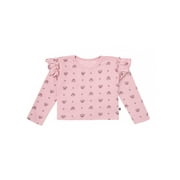 by Gerber Ruffle Sleeve Top, Sizes 12 Months - 5T