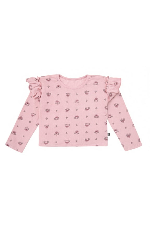 by Gerber Ruffle Sleeve Top, Sizes 12 Months - 5T