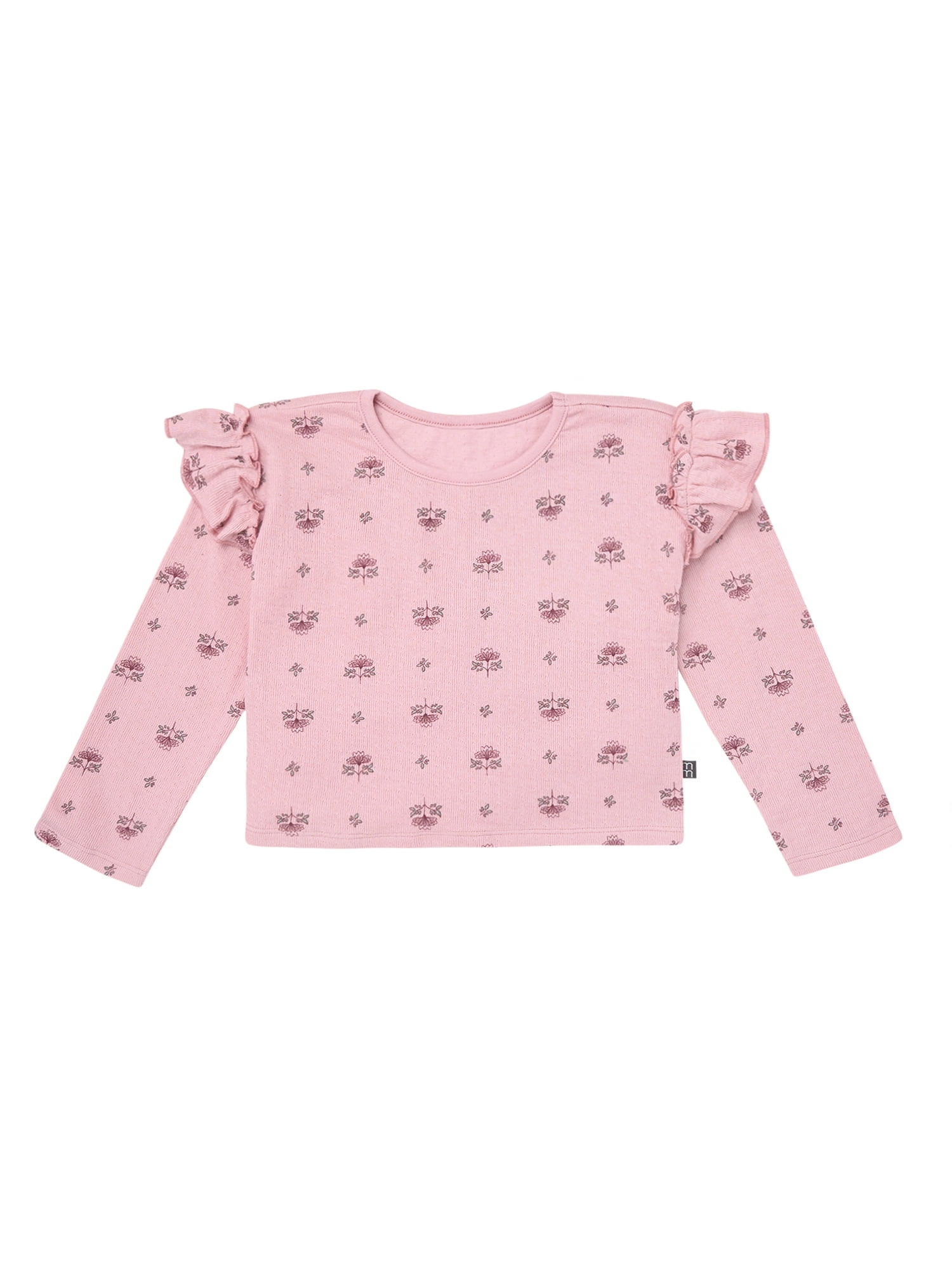 by Gerber Ruffle Sleeve Top, Sizes 12 Months - 5T