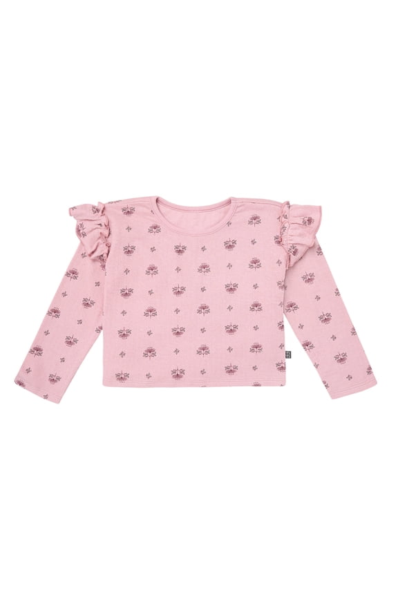 by Gerber Ruffle Sleeve Top, Sizes 12 Months - 5T