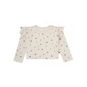 Modern Moments by Gerber Ruffle Sleeve Top, Sizes 12 Months - 5T