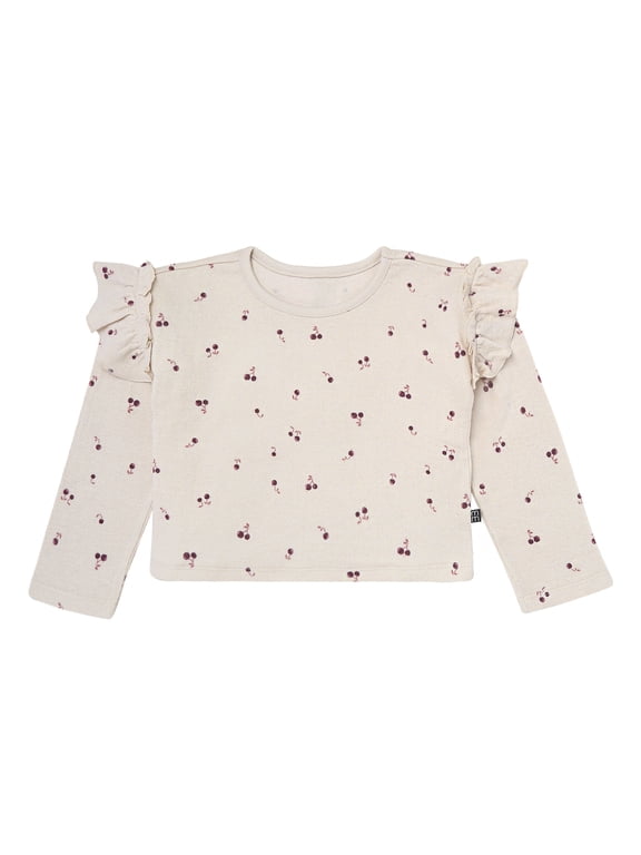 by Gerber Ruffle Sleeve Top, Sizes 12 Months - 5T