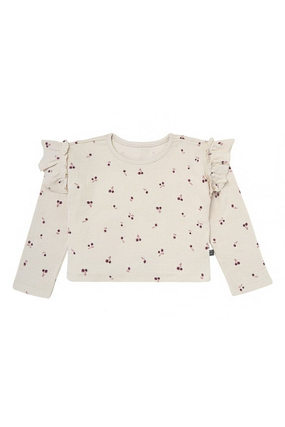 by Gerber Ruffle Sleeve Top, Sizes 12 Months - 5T