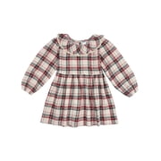 Modern Moments by Gerber Toddler Girl Ruffle Collar Dress, 12 Months - 5T