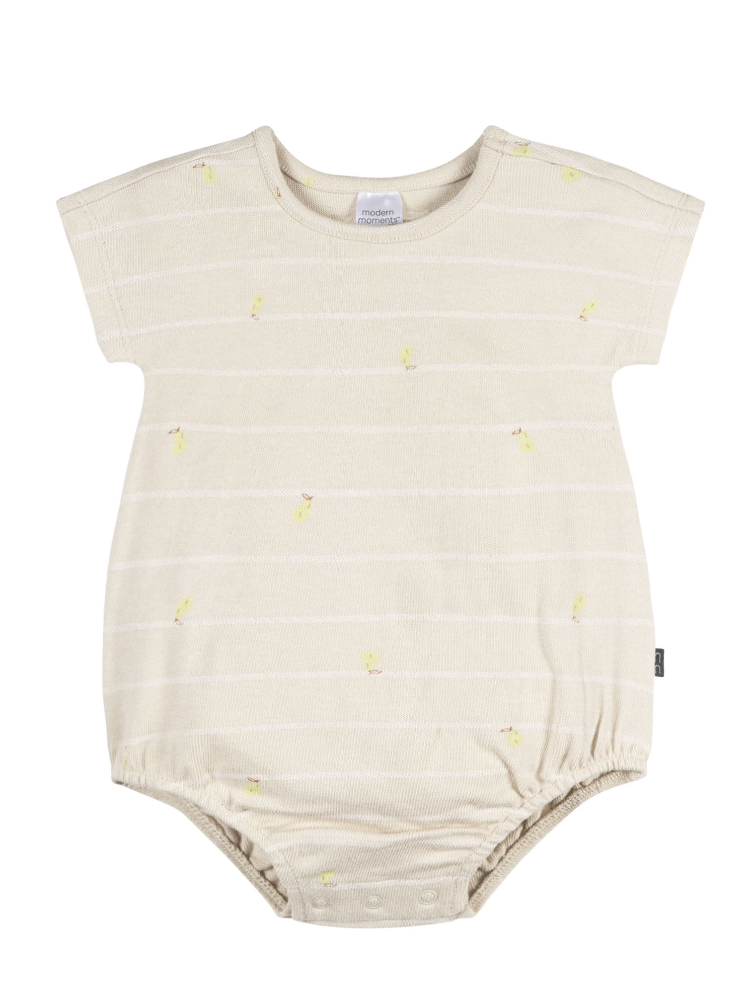 Modern Moments by Gerber Baby Boy Organic Dumpling Romper, Sizes 0/3 Months - 24 Months