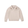 thumbnail image 1 of Modern Moments by Gerber Sweater with Embroidered Collar, Sizes 12 Months - 5T, 1 of 6