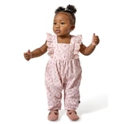 Modern Moments by Gerber Baby Girl Long Leg Romper , Sizes 0/3 Months - 24 Months
