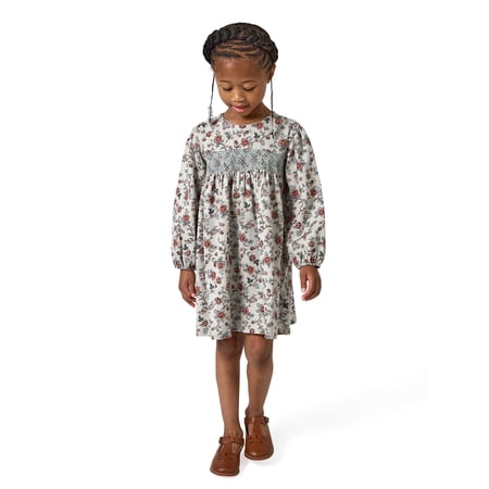 Modern Moments by Gerber Toddler Girl Smocked Party Dress, Sizes 12 Months - 5T