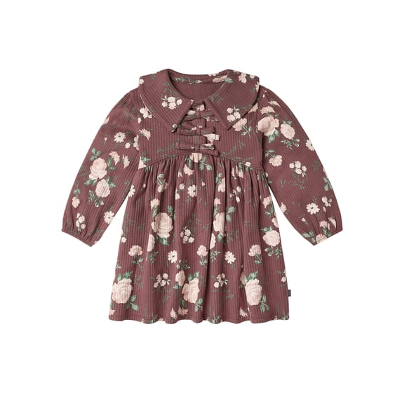 Modern Moments by Gerber Toddler Girl Bow Front Dress, Sizes 12 Months - 5T