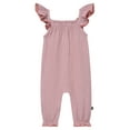 thumbnail image 1 of Modern Moments by Gerber baby Girl Long Leg Romper with Novelty Trim Detail, Sizes 0/3 Months - 24 Months, 1 of 6