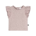 thumbnail image 1 of Modern Moments by Gerber Baby Girl Organic Flutter Sleeve Top, Sizes 0/3 Months - 24 Months, 1 of 7