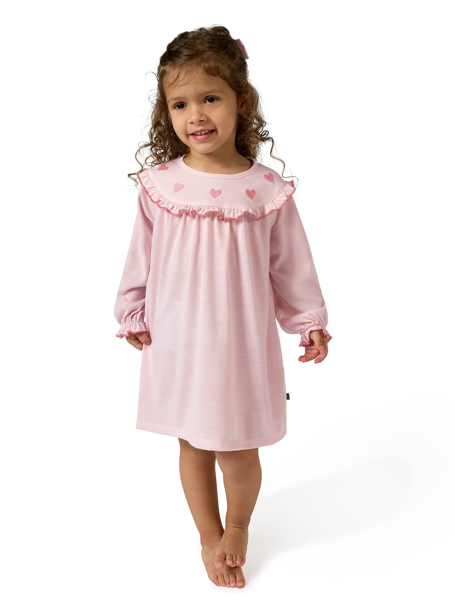 Modern Moments by Gerber Toddler Girl Valentine's Day Nightgown, Sizes 12M-5T