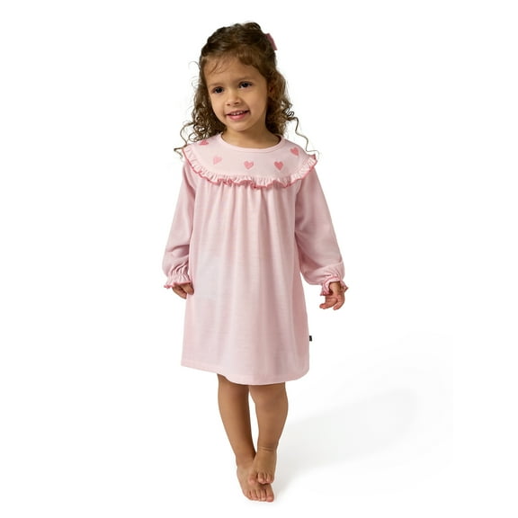 Modern Moments by Gerber Toddler Girl Valentine's Day Nightgown, Sizes 12M-5T
