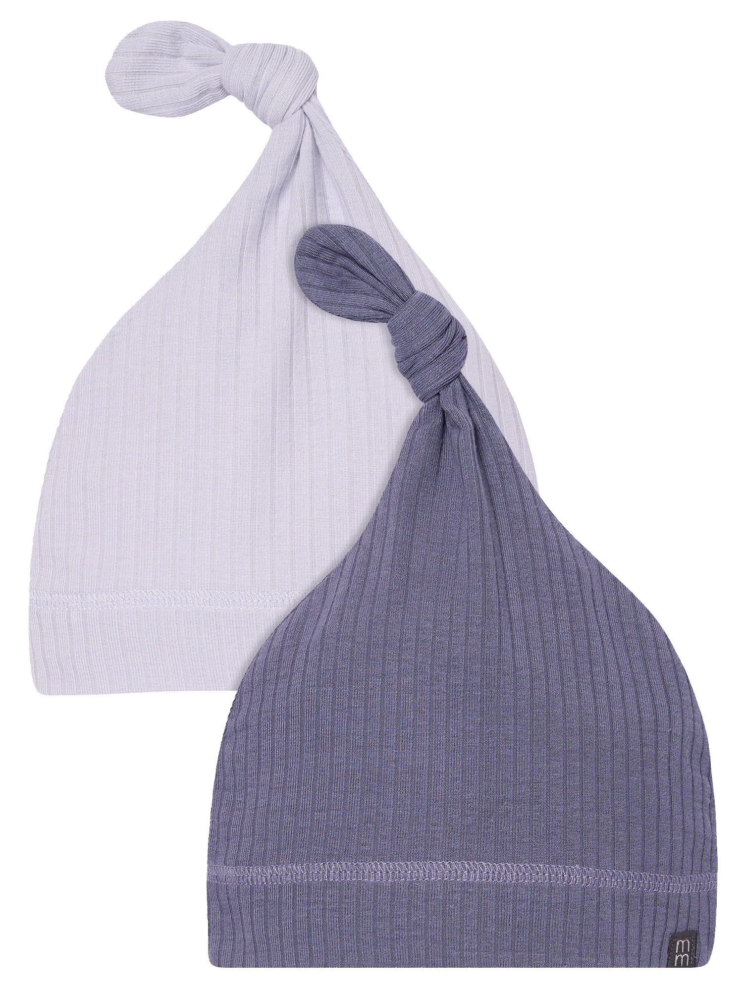 Modern Moments by Gerber Baby Boy Super Soft Viscose Knotted Cap, 2-Pack, Sizes Newborn - 0/6 Months