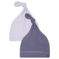 thumbnail image 1 of Modern Moments by Gerber Baby Boy Super Soft Viscose Knotted Cap, 2-Pack, Sizes Newborn - 0/6 Months, 1 of 4