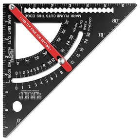 MM/INCH Carpenter Combination Square riangle Ruler Woodworking Measurement Tool Rafter Framing Square