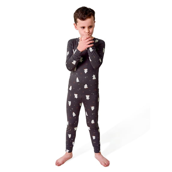 Modern Moments by Gerber Neutral Long Sleeve Halloween Pajama Set, 2-Piece, Sizes 12 Months - 5T