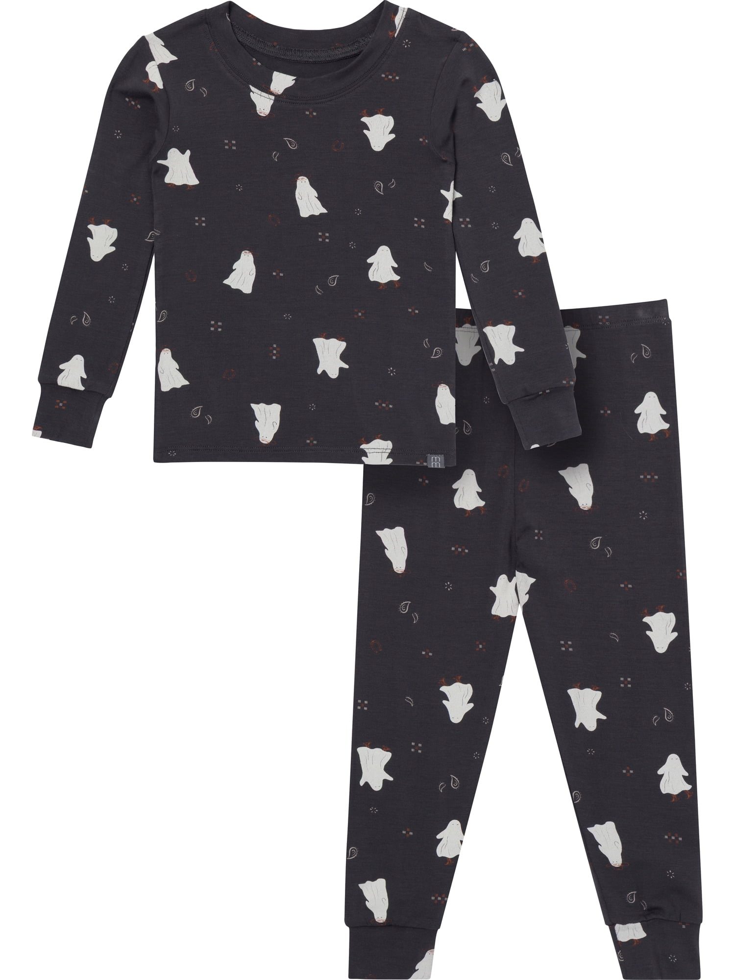 Modern Moments by Gerber Neutral Long Sleeve Halloween Pajama Set, 2-Piece, Sizes 12 Months - 5T