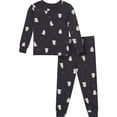 thumbnail image 1 of Modern Moments by Gerber Neutral Long Sleeve Halloween Pajama Set, 2-Piece, Sizes 12 Months - 5T, 1 of 8