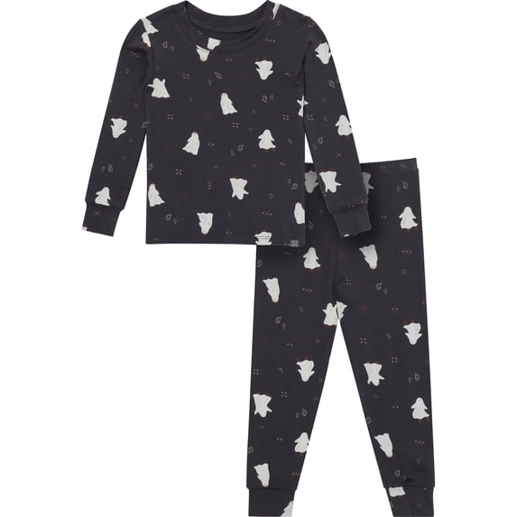 Modern Moments by Gerber Neutral Long Sleeve Halloween Pajama Set, 2-Piece, Sizes 12 Months - 5T