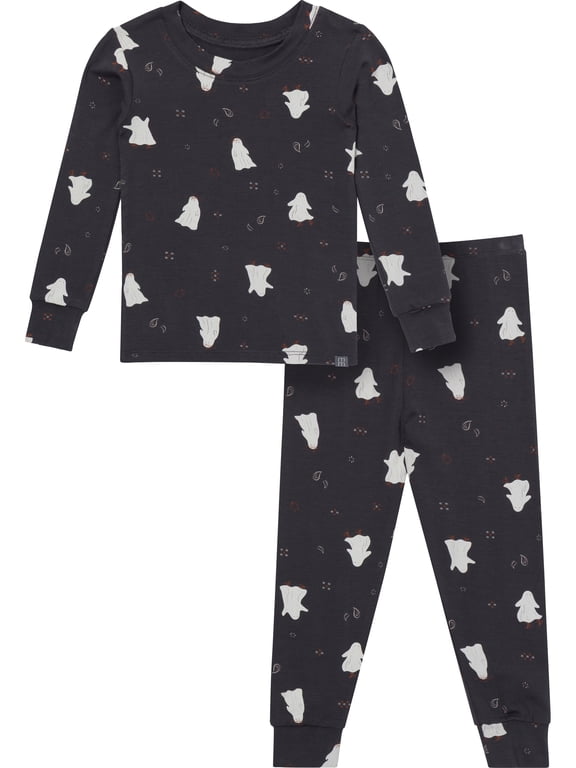 by Gerber Neutral Long Sleeve Halloween Pajama Set, 2-Piece, Sizes 12 Months - 12 Kids