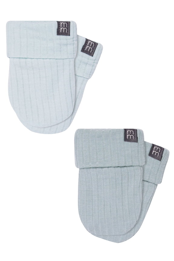 by Gerber Baby Neutral Super Soft Viscose Mittens, Size 0/6 Months