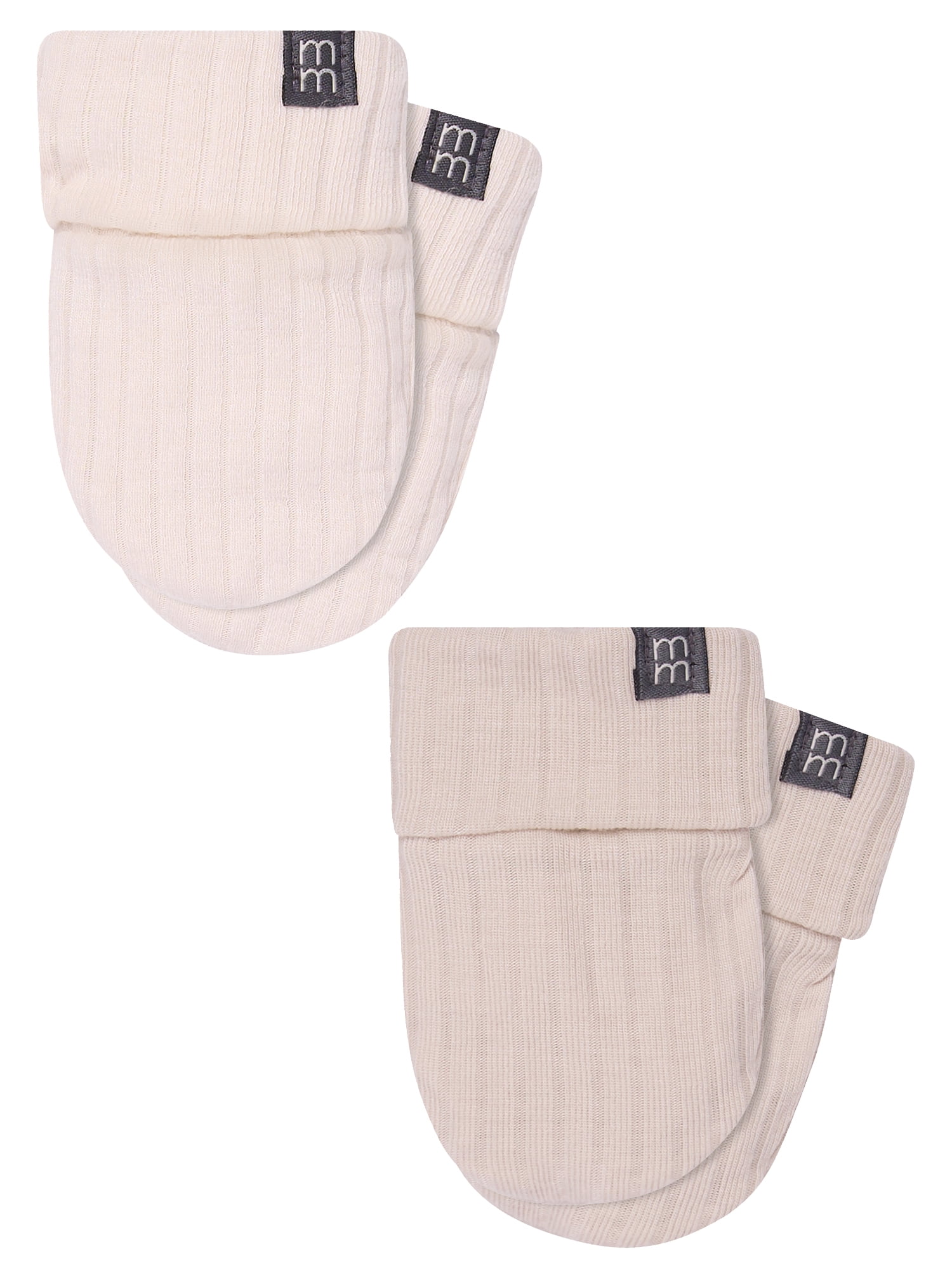by Gerber Baby Neutral Super Soft Viscose Mittens, Size 0/6 Months
