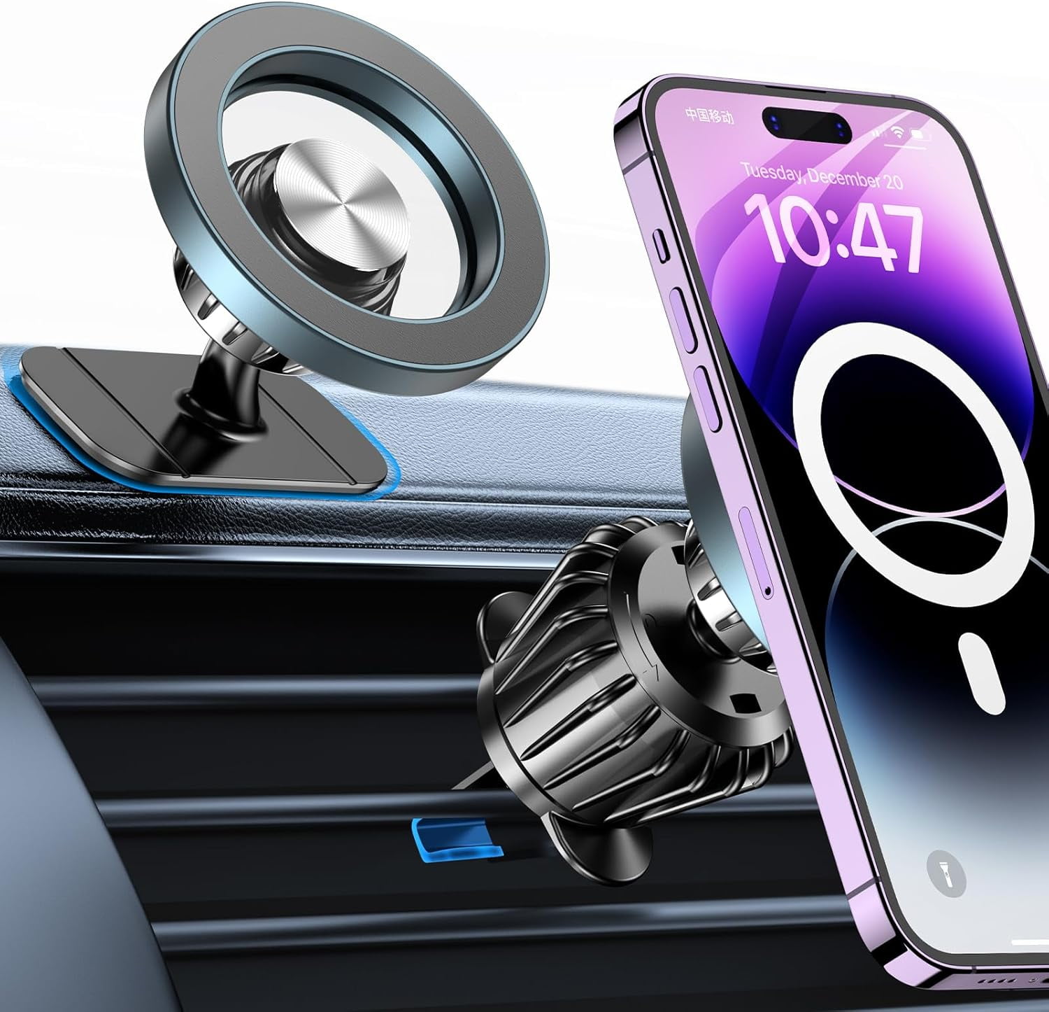 MM for Magsafe Car Mount【Strong Magnets】Magnetic Phone Holder for Car Phone Holder Mount Dash Mounted Holders Phone Holders for Your Car Accessories for Women Men Mothers Gifts for iPhone 17 16