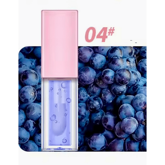 MM Organic Glam Lip Oil – Hydrating & Nourishing Lip Gloss Oil for Dry Lips, Non-Sticky, High Shine, Smooth & Soft Lips