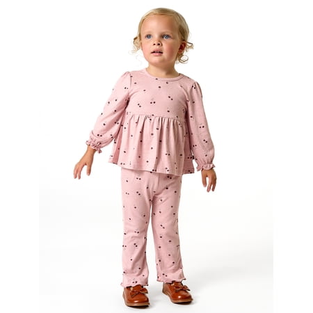 Modern Moments by Gerber Top and Ruffled Legging Set, 2-Piece, Sizes 12 Months - 5T