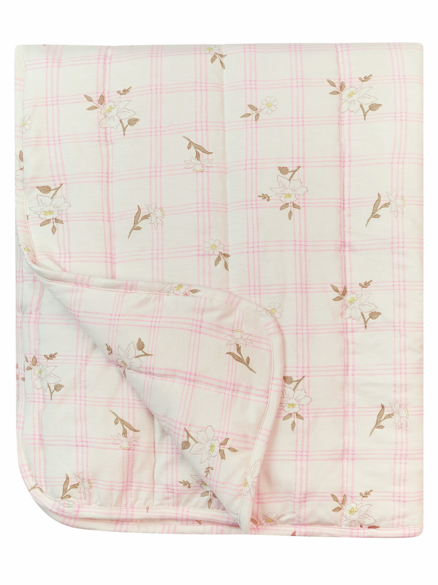Modern Moments by Gerber Baby Neutral Super Soft Quilted Blanket, Mauve, One Size