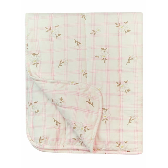 Modern Moments by Gerber Baby Neutral Super Soft Quilted Blanket, Mauve, One Size